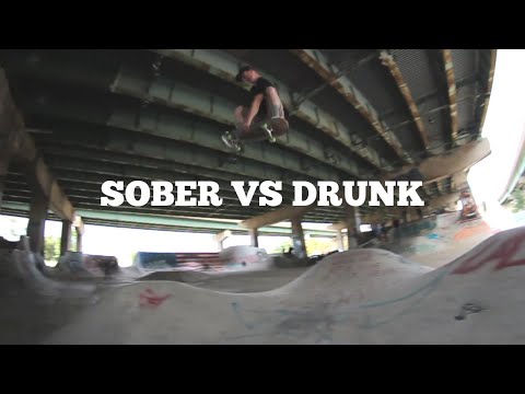 FDR SKATEPARK SOBER VS DRUNK