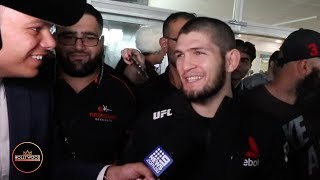 Khabib Nurmagomedov Scoffs at Conor McGregor Rematch - He's All Talk, Doesn't Do S**t in the Cage