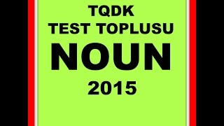 TEST TOPLUSU, 2015, NOUN, 1, 178