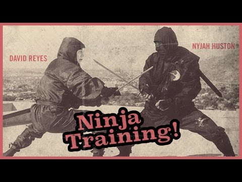 Ninja Training - Nyjah Huston, David Reyes, & Tony Tave