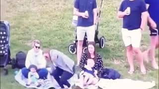 Baby rolling down the hill 😂😂 #funny #baby