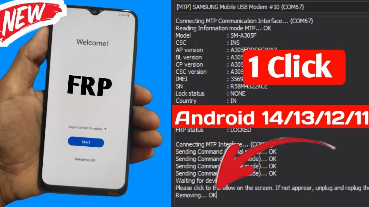1 Click Samsung FRP Bypass 2023 With FRP Tool | Remove 1 Click Samsung FRP Bypass 2023 With FRP Tool | Remove