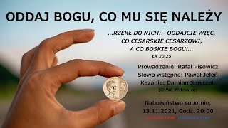 Nabożeństwo sobotnie - 13.11.2021 - LIVE