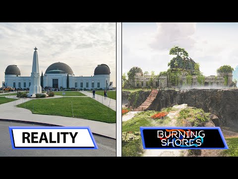 Horizon Burning Shores VS Reality | Real World Locations Comparison | Los Angeles