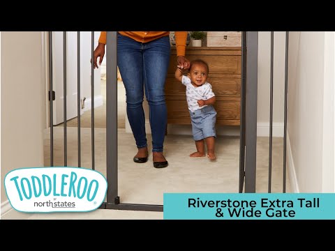 Toddleroo by North States Riverstone Extra Tall & Wide Gate Toddleroo by North States Riverstone Extra Tall & Wide Gate
