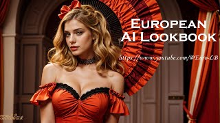 [4K] European Ai Lookbook- Fierce Flamenco