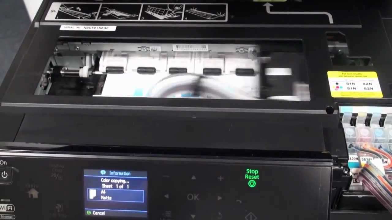 How to install a CISS Robust Ink Supply System for Epson Artisan 730