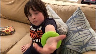 Rowan gets stuck in a baby toy! Rowan gets stuck in a baby toy!