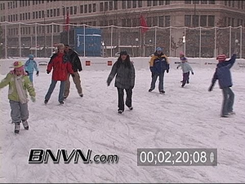 12/3/2005 General snow video with people in the cold