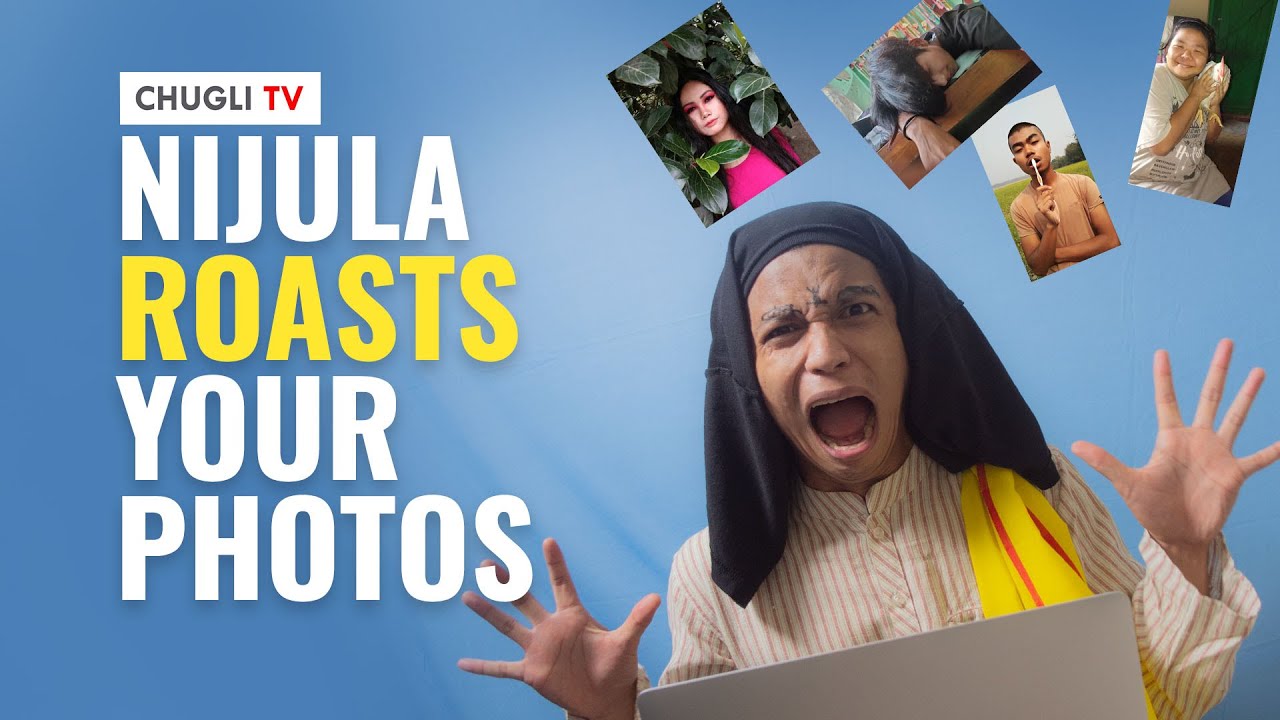 Aunt Nijula Roasts Your Photos | Northeast Aunty reacts to my subscribers' pictures | Chugli TV