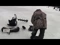 ICE FISHING - RUN & GUN FISHING - BIG MUSKOKA LAKE TROUT