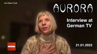 AURORA - Interview at German TV | English subtitles | 21.01.2022