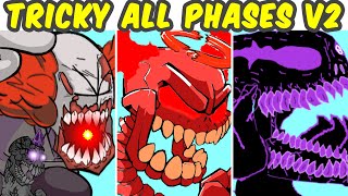 FNF VS Tricky All Phases V2 MOD + Rhythm (Madness Combat/Tricky Mod/Insanity) (F