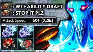 100% Cancer Skill in Ability Draft + MAX Attack Speed Build Dota 2 gameplay by Aui_2000