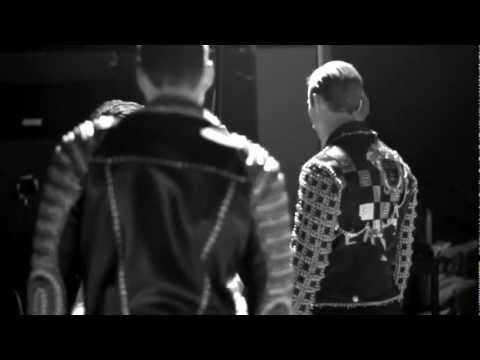 Backstage at Versace Advertisting Campaign Fall Winter 2012-13
