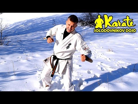 Снежный человек | Как заниматься каратэ босиком на снегу | Snowman! Barefoot in the snow Снежный человек | Как заниматься каратэ босиком на снегу | Snowman! Barefoot in the snow