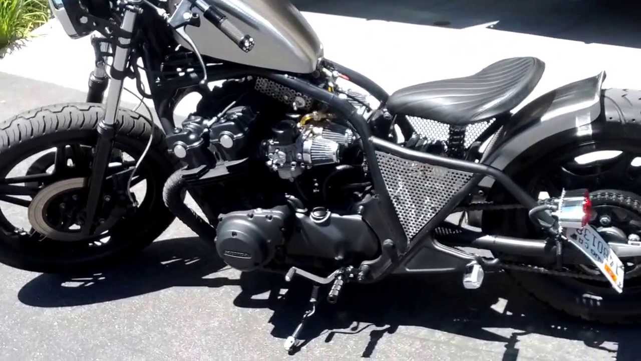 Wicked Honda CB750 Bobber - YouTube Wicked Honda CB750 Bobber - YouTube