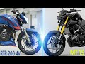 APACHE 200 4V VS MT15 | MT15 VS RTR 200 4V COMPARISON| RICH INDIA MOTO