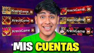 Estas Son Todas Mis Cuentas De Free Firekreckgamer