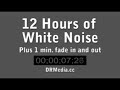 12 Hours of White Noise (Static) in Stereo. Favorite it for the future. Studying Concentration Sleep