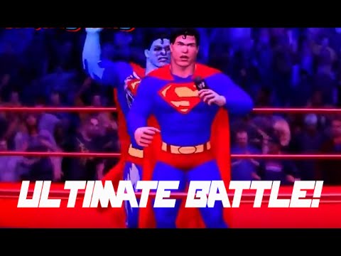WWE'12 Superman vs Superman Battle of the Man of Steel