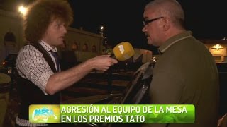 Rulo fue agredido en los premios Tato y le hizo una nota a su agresor