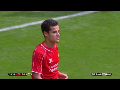 Philippe Coutinho vs Borussia Dortmund (Pre-Season 14-15) HD 720p