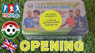 Panini Adrenalyn XL Road to Euro 2020 Nagy Fémdoboz Angol Kiadás | Opening