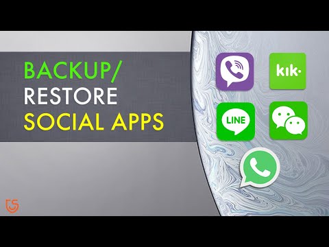 How to Backup & Restore Social Apps Data on iPhone 2020