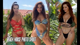 Lingerie And Bikini Photoshoot At The Beach House With Final Pics Reveal!