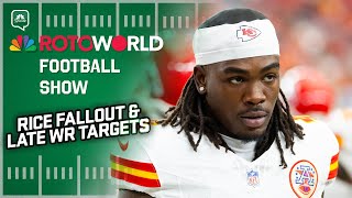 Rotoworld Football Show Rashee Rice Fallout Late Wr Targets Rotoworld Draft Day Nfl On Nbc