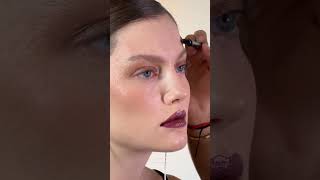 Glam Session Prepping Model Ksenia With Mua Michel Kiwarkis
