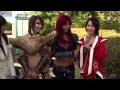 Travis interviews the Spiral Cats - Professional Cosplayers in Seoul