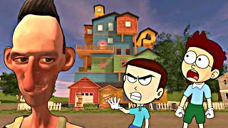 Hello Neighbor ka Chacha - Angry Neighbor Android Game | Shiva and Kanzo Gameplay