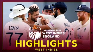 Highlights | West Indies v England | Visitors Build 136-Run For a Tasty 5th Day| 2nd Apex Test Day 4