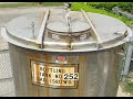1580 gallon vertical 304 stainless steel tank
