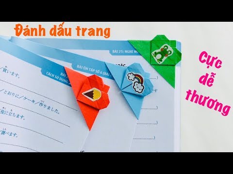 Tự làm Kẹp Sách dễ thương tiện dụng | Make bookmark