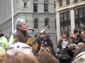 Joan Baez sings  Protest Song at Occupy Wall Street in NYC
