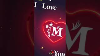 #M Love status|| Love WhatsApp status|Name status#short #nameart #lovestatus