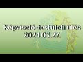 Képviselő - testületi ülés | 2024.03.27.