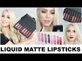 Review, Swatches &amp; Dupes - Liquid Matte Lipsticks Pure Velour...