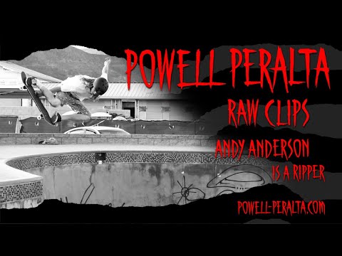 Powell-Peralta 'Raw Clips' - Andy Anderson is a Ripper