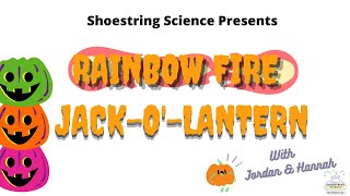 Rainbow Fire Jack-O'-Lantern