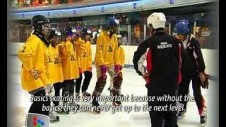Ice hockey with the Deaf
