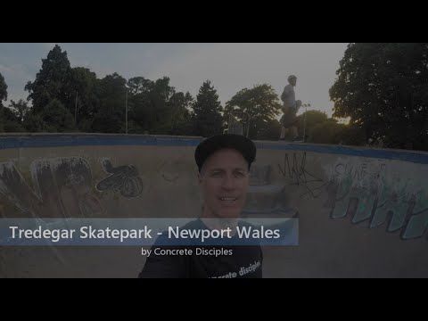 Tredegar Skatepark in Newport Wales ride through
