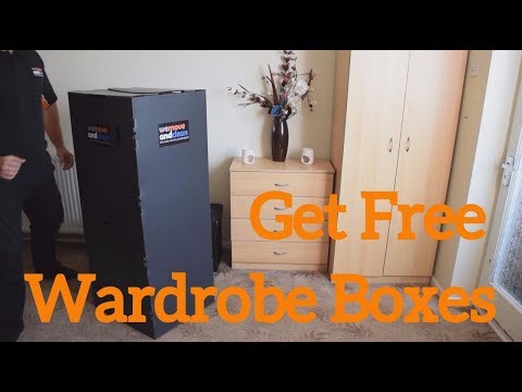 Wardrobe Boxes Get Them For Free We Move And Clean