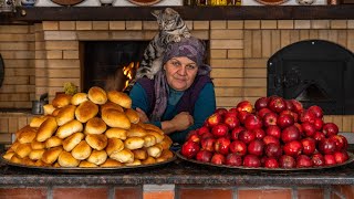 Azerbaycan'ın En Pahalı Elma Çeşitleri | Elmalı Çörekler Pişirme | Kızıl Ahmed