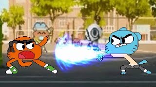 Gumball and Darwin Fights - Player 1 vs. Player 2 - Kids play MUGEN