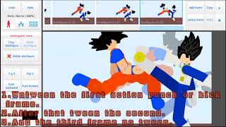 Toturial #1 Stick Nodes speed DBZ punches and kicks