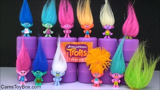 Dreamworks Trolls Blind Bags Series 1 Series 2 Names Review Toys Collection Fun Playing for Kids